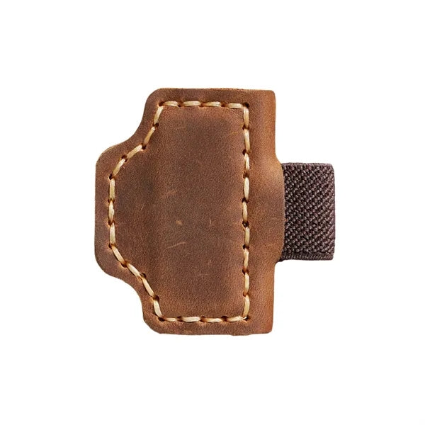Crazy Horse Leather Magnetic Bookmark w/ Pen Holder