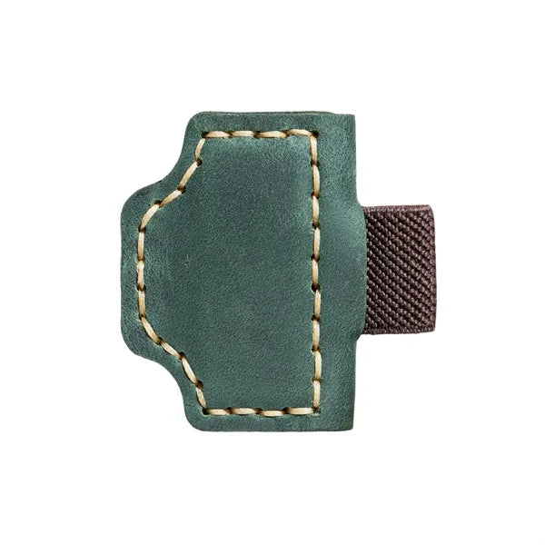 Crazy Horse Leather Magnetic Bookmark w/ Pen Holder