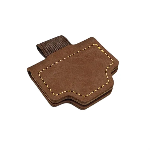 PU Leather Magnetic Bookmark Pen Holder