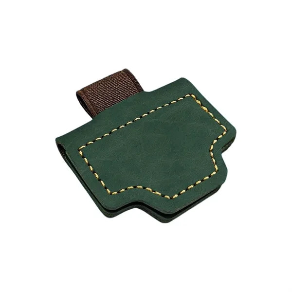 PU Leather Magnetic Bookmark Pen Holder