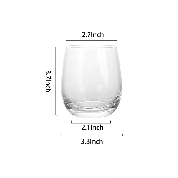 16 oz Stemless Wine Glasses