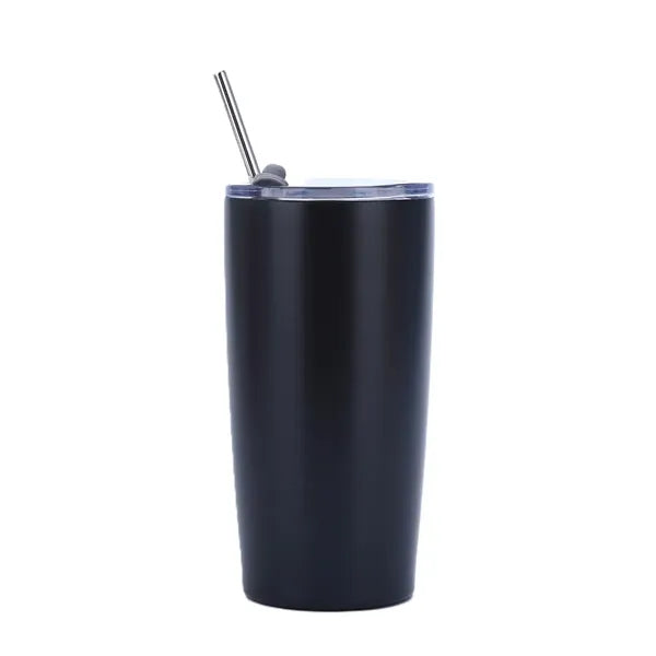 Vacuum Travel Tumbler with Straw - 20 oz