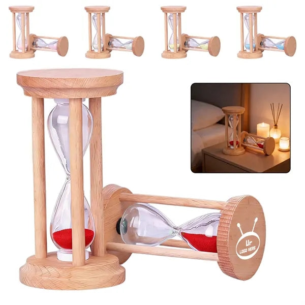 3 Minutes Wooden Hourglass Timer