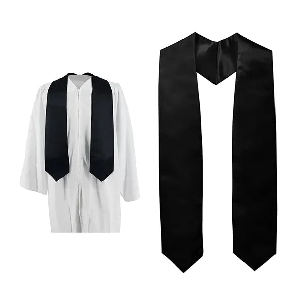 Unisex Adult Plain Graduation Stole Sash 60"