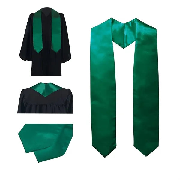 Unisex Adult Plain Graduation Stole Sash 60"