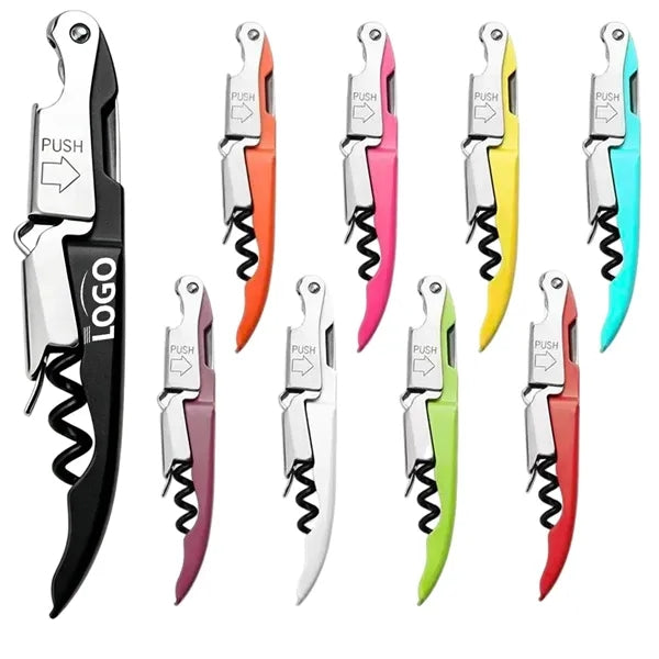 LOGO Multi-Functional Stainless Steel Wine Opener