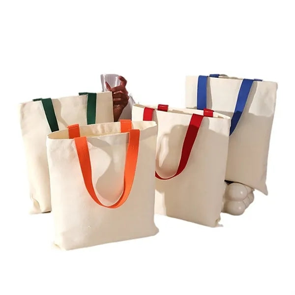 Eco-Friendly Heavy Canvas Tote Bag With Reinforced Handles
