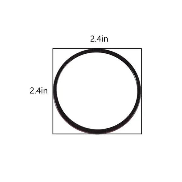 Round Pocket Mirror Plastic 2.4" Compact Custom
