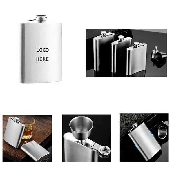Stainless Steel U-Shaped Portable Hip Flask for Outdoor