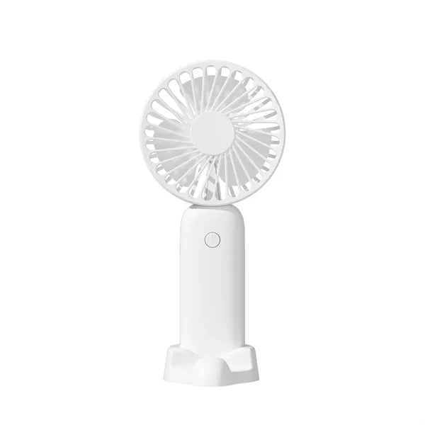 Mini Handheld Fan 3-Speed Plastic 19.5cm Portable Custom