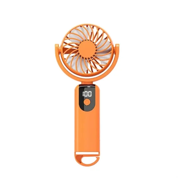 Mini Handheld Fan 3-Speed Plastic 19.5cm Portable Custom