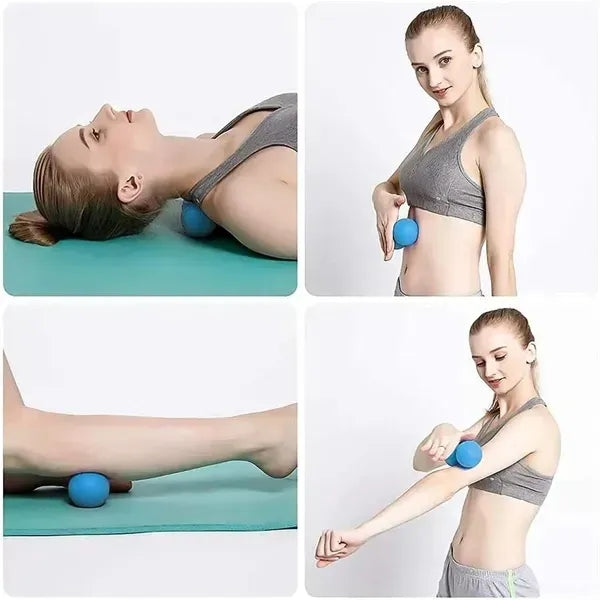 Silicone Massage Ball 5" Yoga Relaxation Fitness Custom