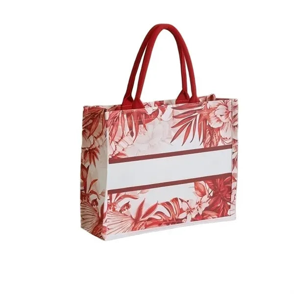 Laminated Tote Bag Polyester Cotton Logo Print
