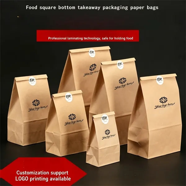 Logo Laminated Kraft Paper Packaging Bag