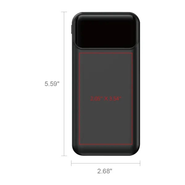 Santa Ana Digital Display Wireless Power Bank PD 15W