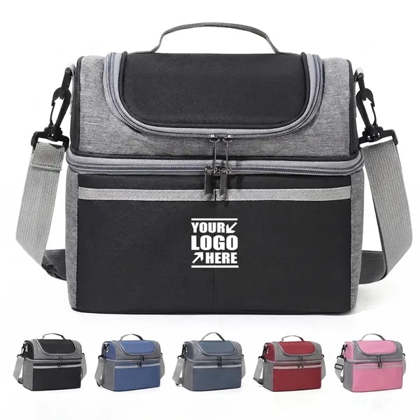 Dual Compartment Lunch Bag Cooler