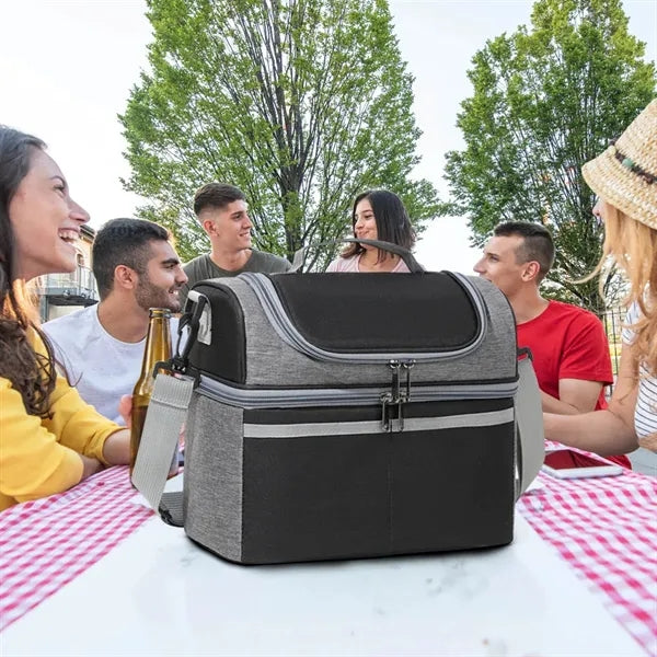 Dual Compartment Lunch Bag Cooler
