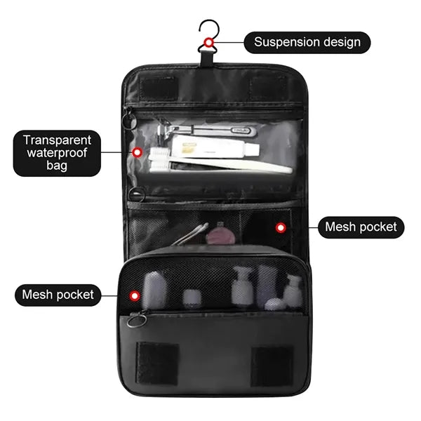 Portable Hanging Toiletry Makeup Bag