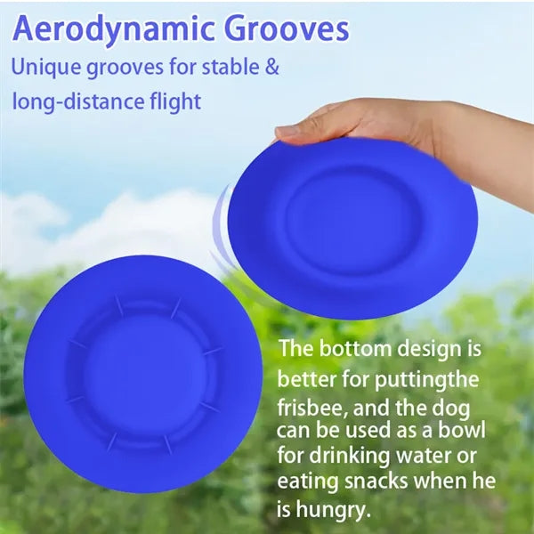 2 In 1 Flying Disc Pet Bowl