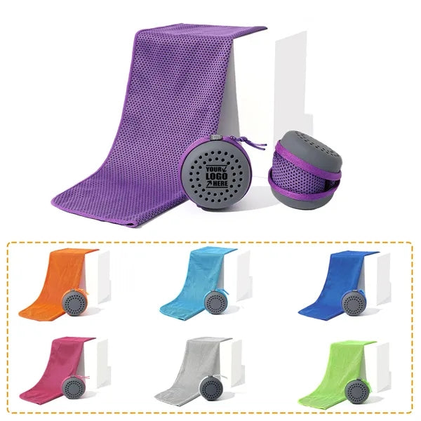 Quick Drying Sport Towel with Storage Box