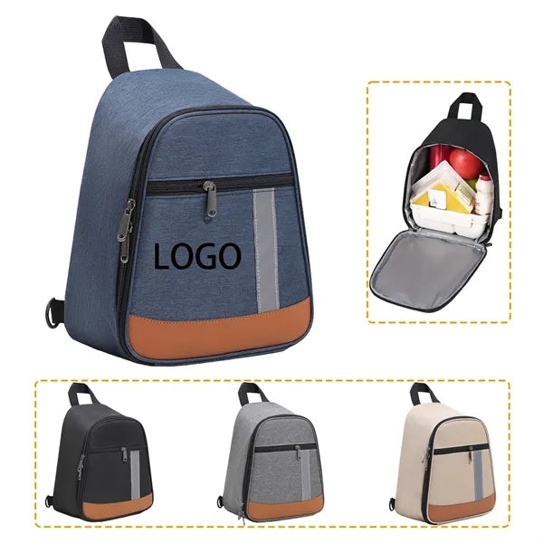 Insulated Crossbody Lunch Bag for Food Storage