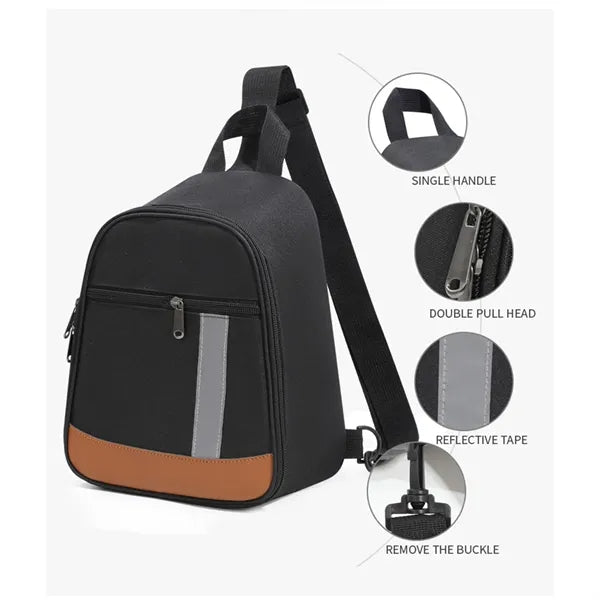 Insulated Crossbody Lunch Bag for Food Storage