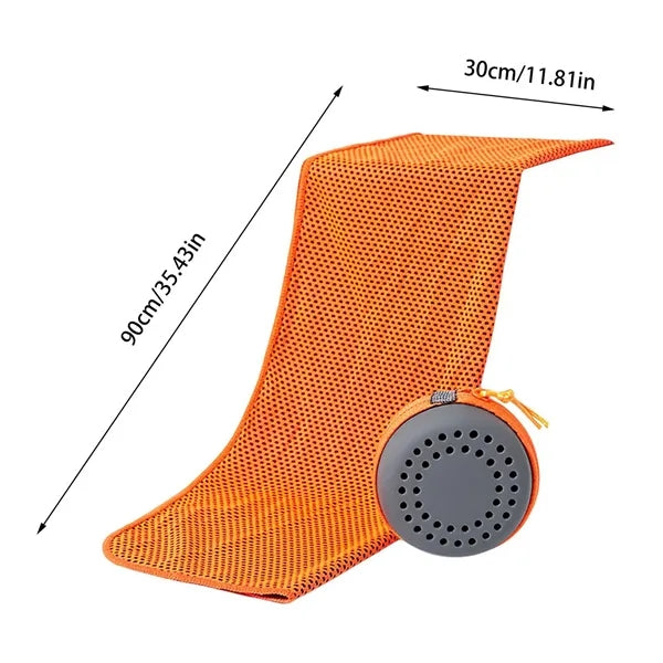 Quick Drying Sport Towel with Storage Box