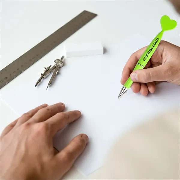 Heart Shaped Top Ballpoint Pen
