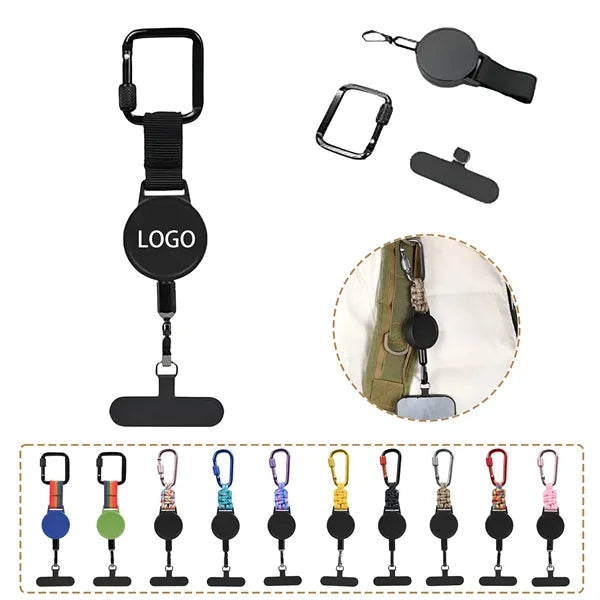 Retractable Anti Theft Phone Holder Tether