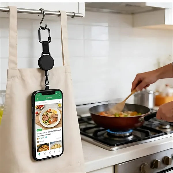 Retractable Anti Theft Phone Holder Tether