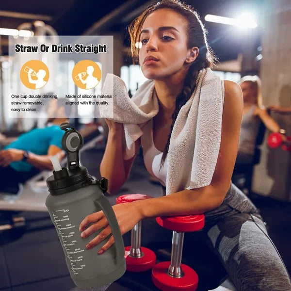 64oz Collapsible Silicone Water Bottle