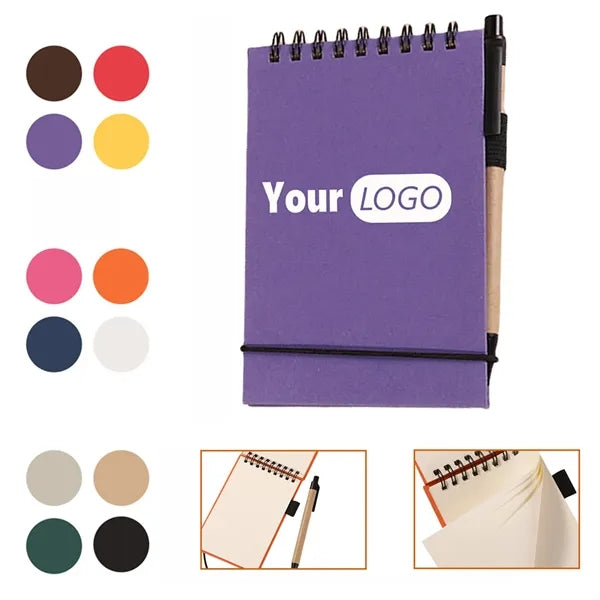 Office Style Mini Spiral Notebook