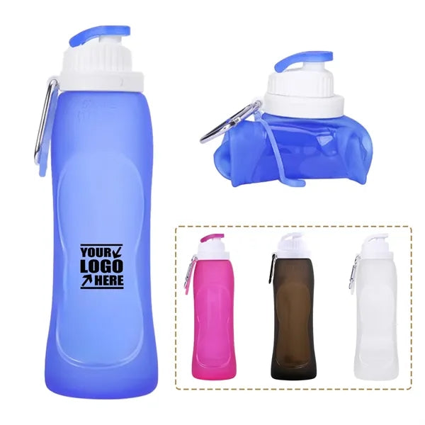 17oz Collapsible Silicone Water Bottle