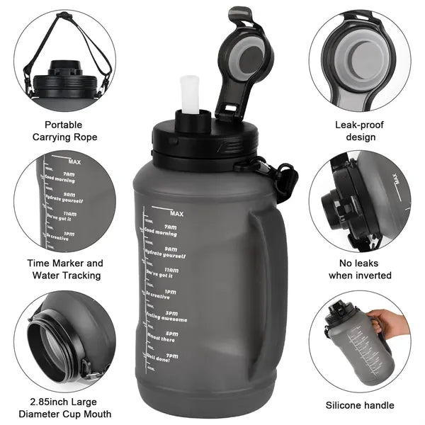 64oz Collapsible Silicone Water Bottle