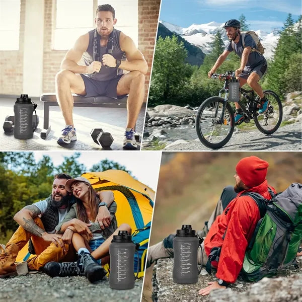 64oz Collapsible Silicone Water Bottle