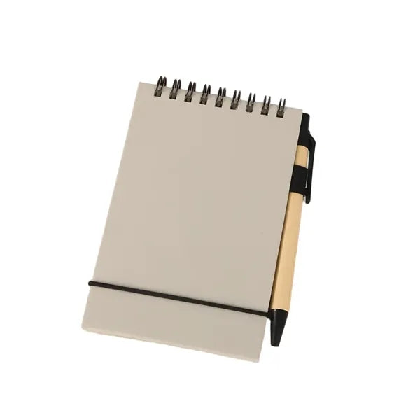 Mini Portable Flip-Top Sticky Note Notebook with Pen