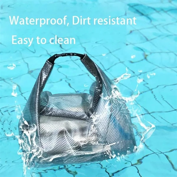 Portable Makeup Pouch Mesh Toiletry Bag