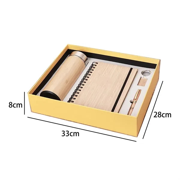 4-Piece Eco-Friendly Bamboo Corporate Gift Set