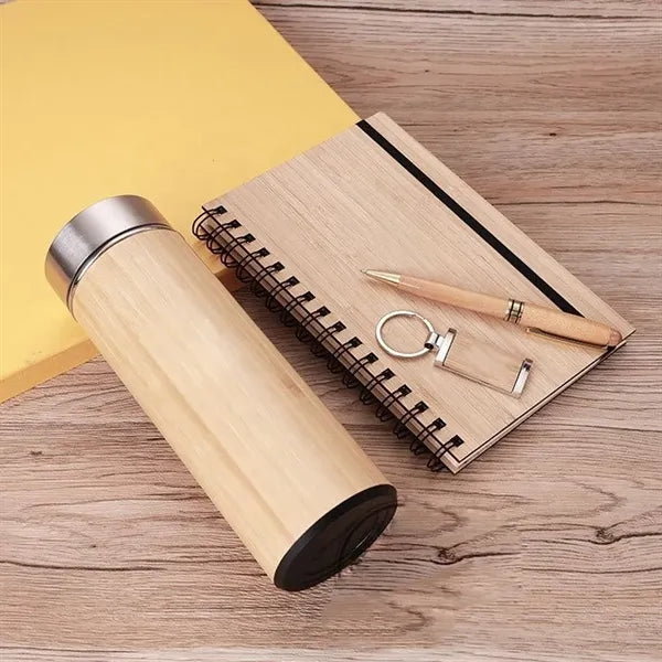 4-Piece Eco-Friendly Bamboo Corporate Gift Set