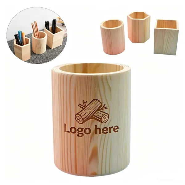 Lightweight Wooden Pen Holder
