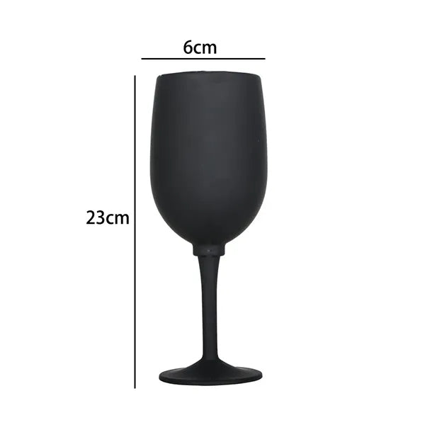 Matte Wine Glass Shaped 3-Piece Bar Tool Gift Set