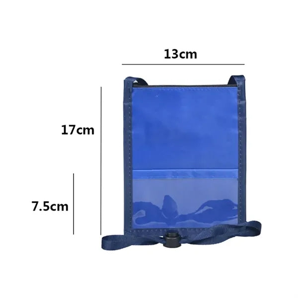 Oxford Fabric Multi Functional ID Badge Holder