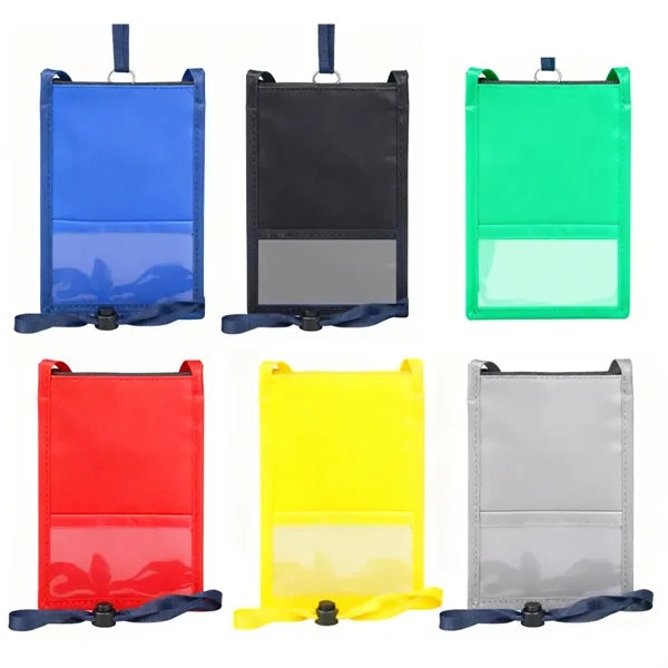 Oxford Fabric Multi Functional ID Badge Holder