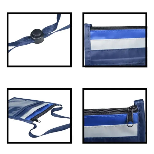 Oxford Fabric Multi Functional ID Badge Holder