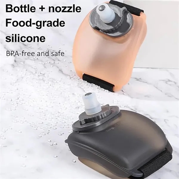Outdoor Running Portable Silicone Wrist Water Bottle