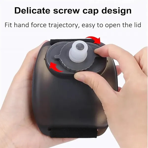 Outdoor Running Portable Silicone Wrist Water Bottle