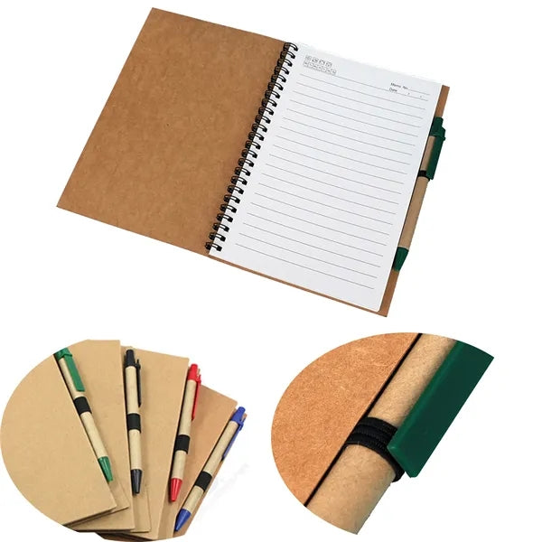 Full-Color Print Notebook With Matching Pen