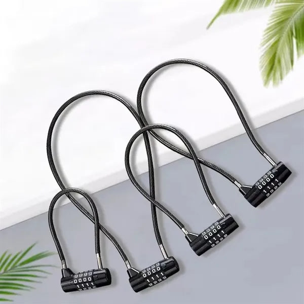 4-digit Cable Combination Lock