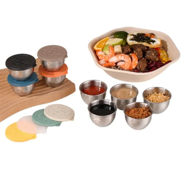 Portable Sauce Cup Seasoning Box