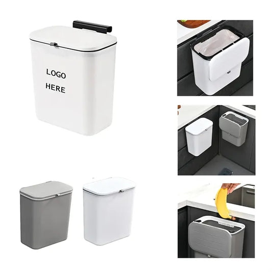 Wall-mounted kitchen garbage bin